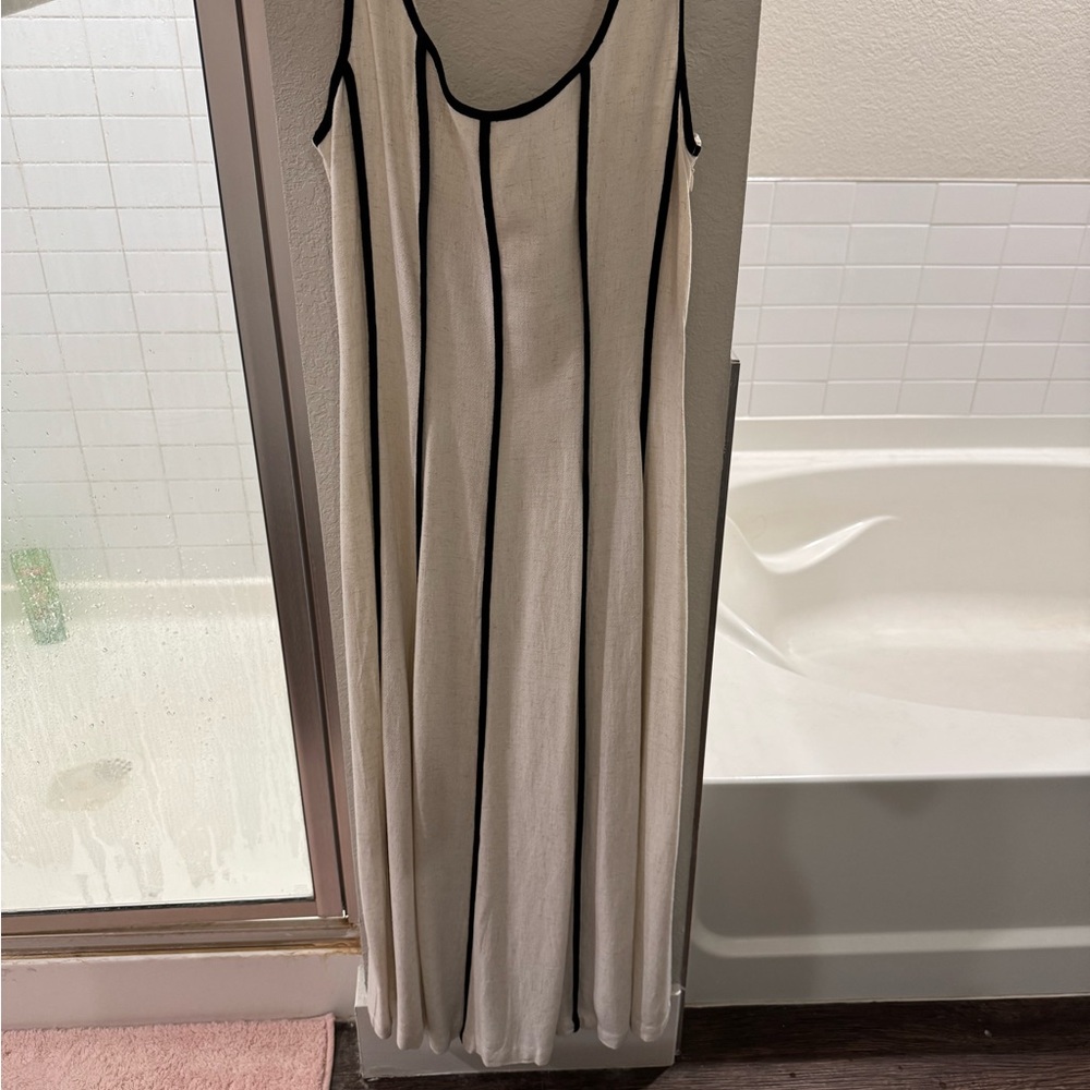 ILLA ILLA Black and White Maxi Dress